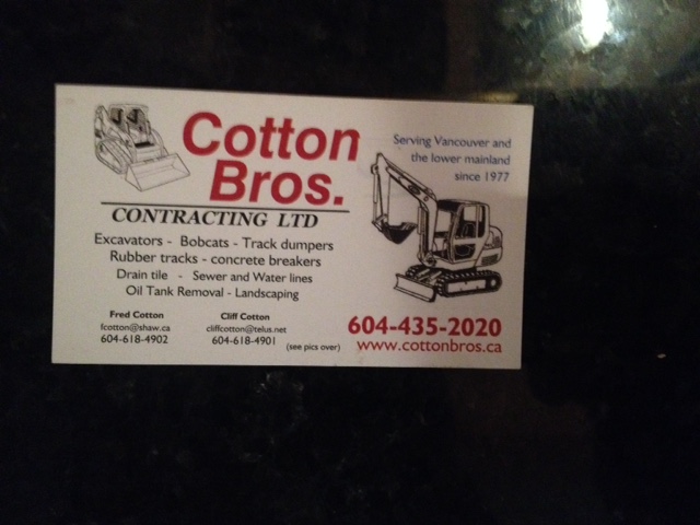 Cotton Bros. Contracting Ltd.