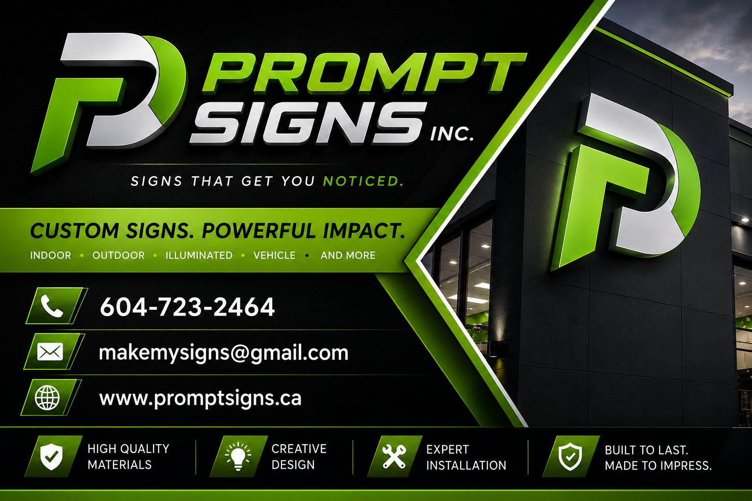 Prompt Signs Inc.