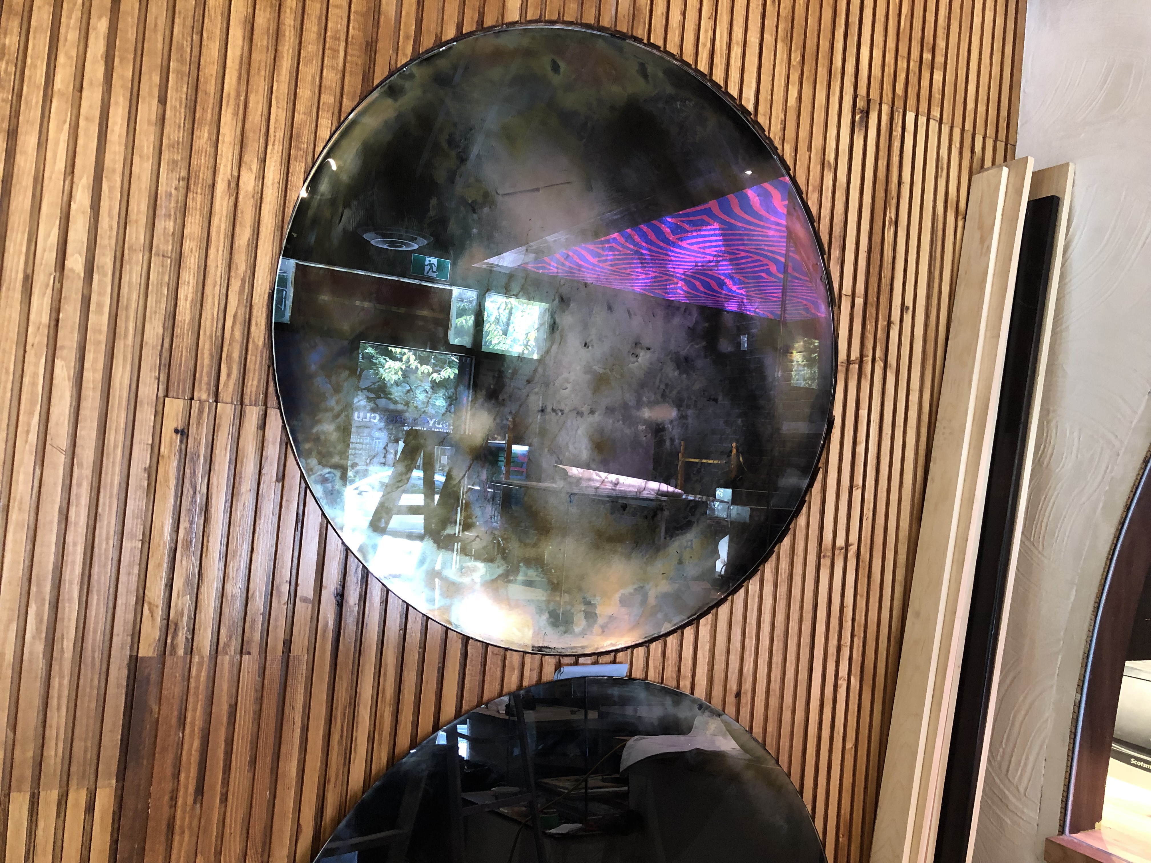 Custom antique mirror