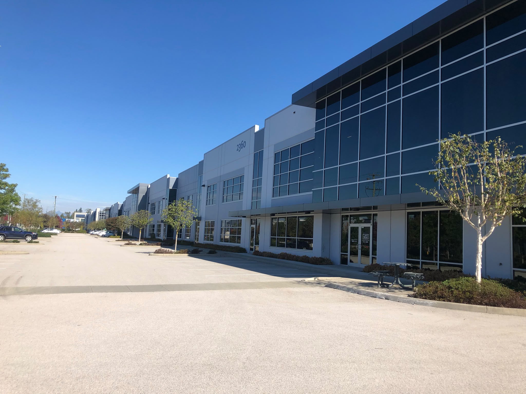 OFFICE WAREHOUSE EXTERIOR PAINT FRONT