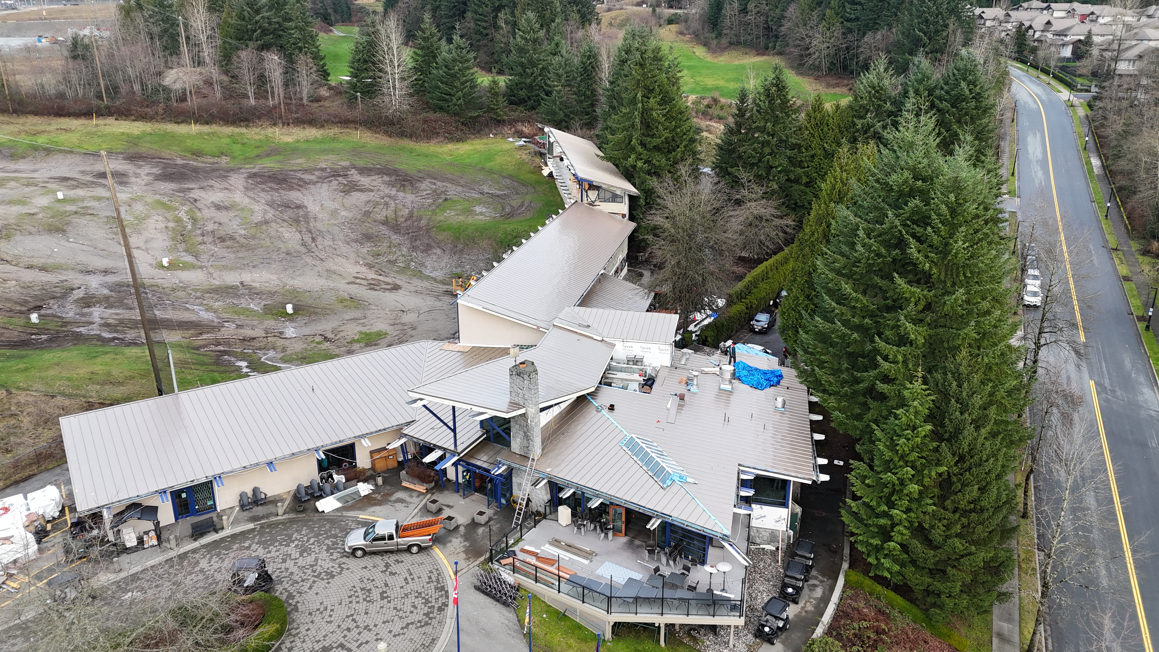 Exposed fastener metal roof conversion to standing seam 4 Gauge - After
