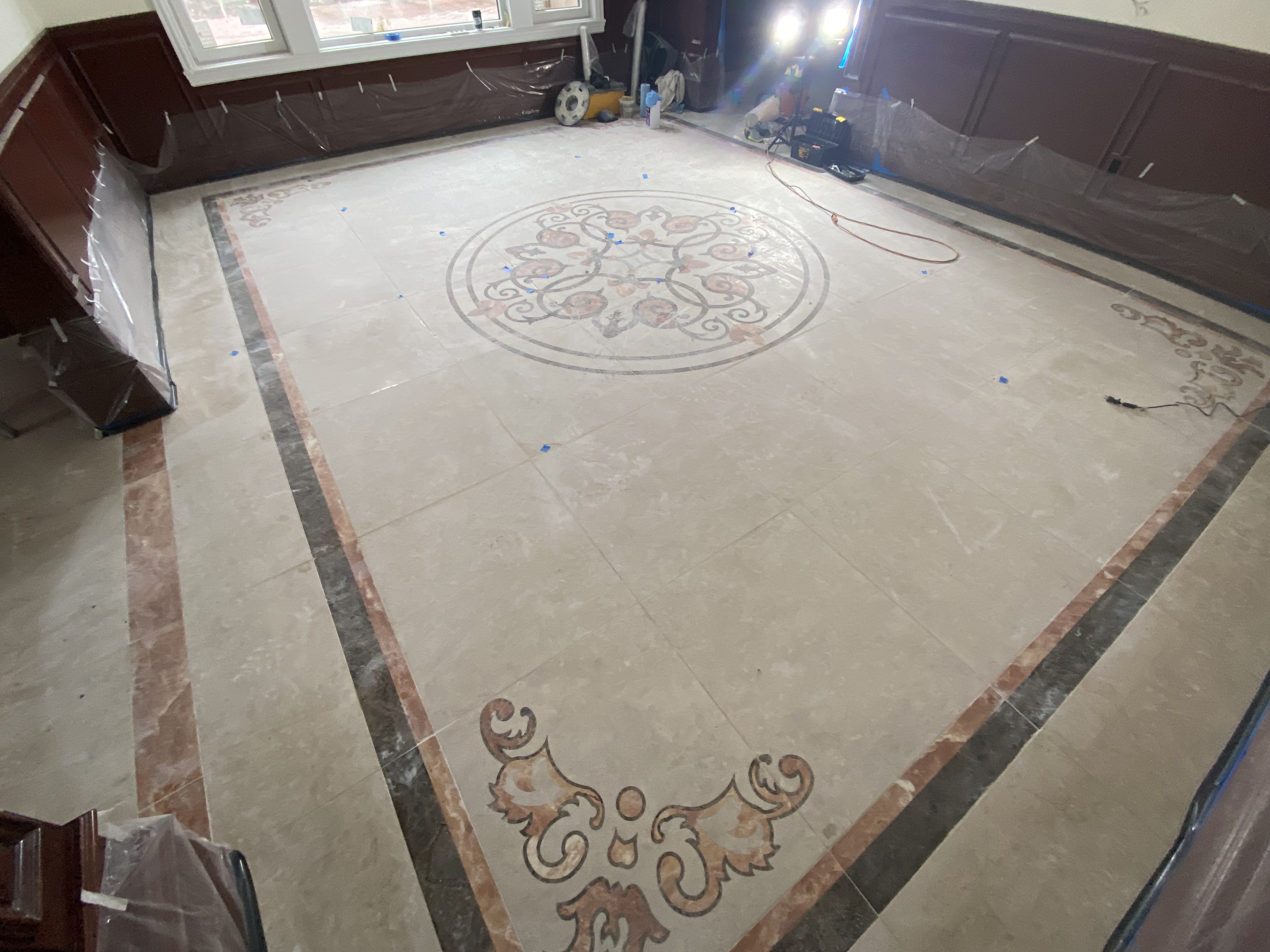 Marble polishing - Before